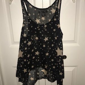 Sheer Starred Tank